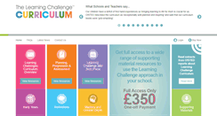 Desktop Screenshot of learningchallengecurriculum.com